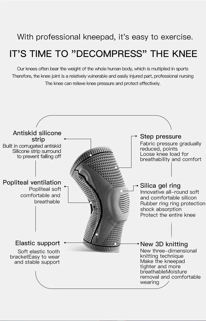 1PC Pro Dual-Spring Knee Support